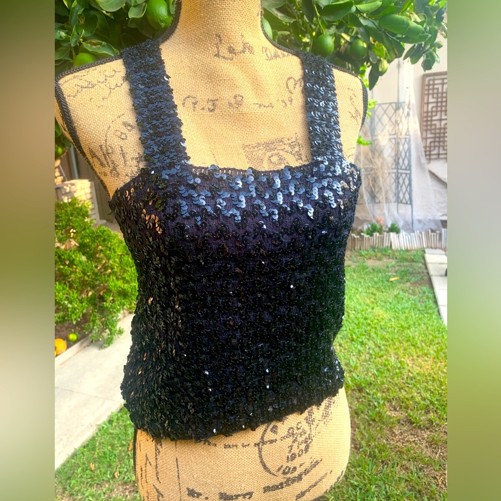 2/$30 VINTAGE Rock Candy Sequin Tank Top 🎊